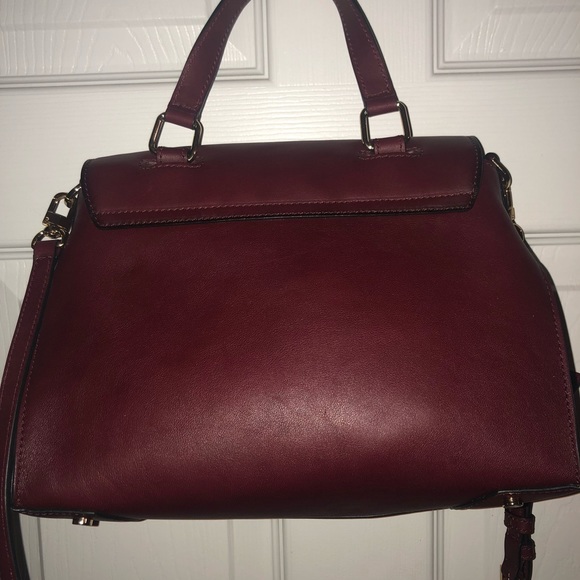 Deep red Calvin Klein top handle crossbody - Picture 4 of 6